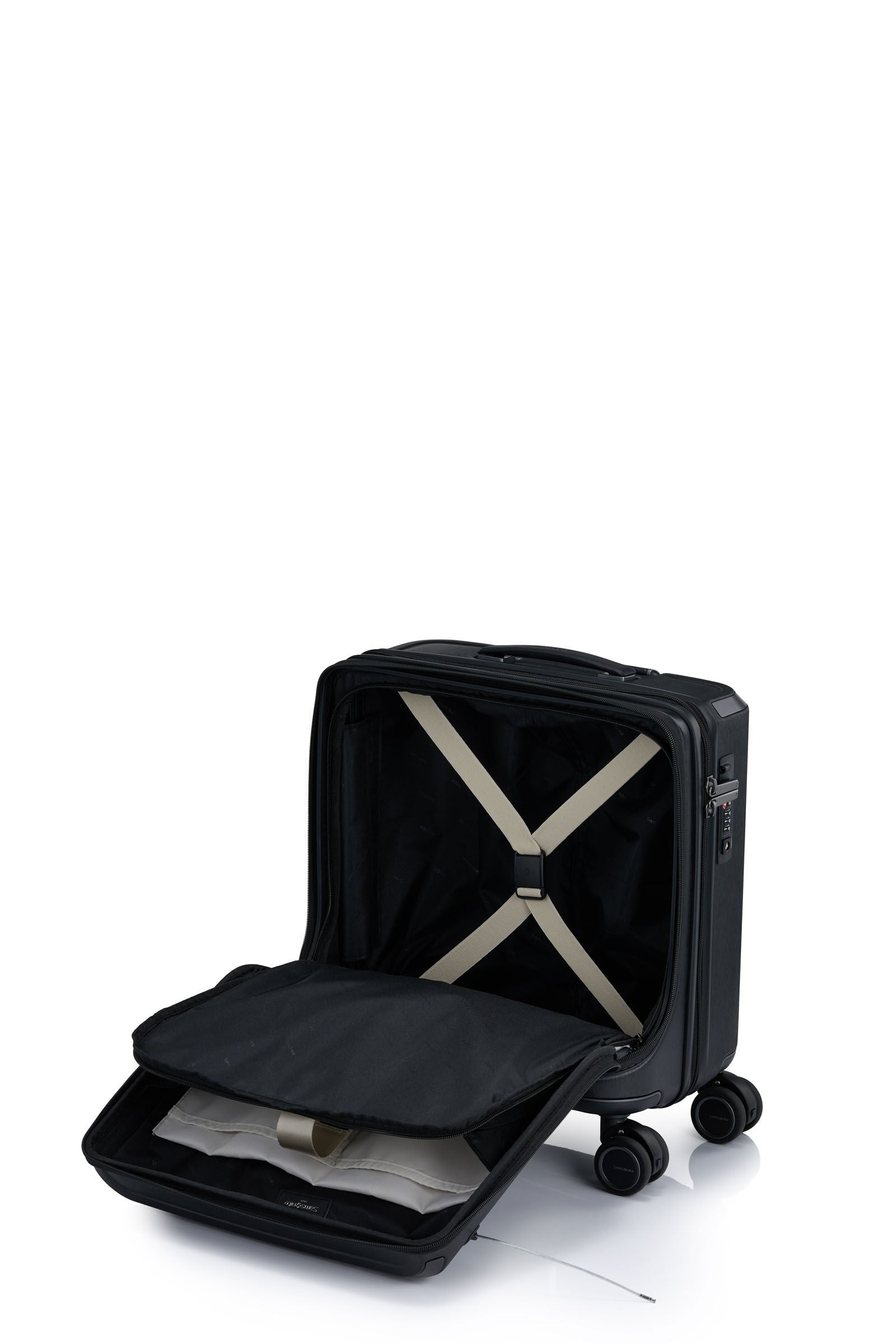 Sp Rolling Tote In Black | Evoa Z