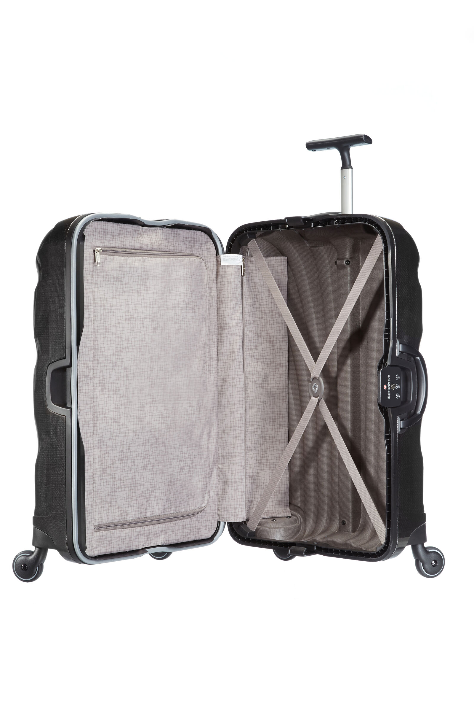 Samsonite lite hot sale locked spinner