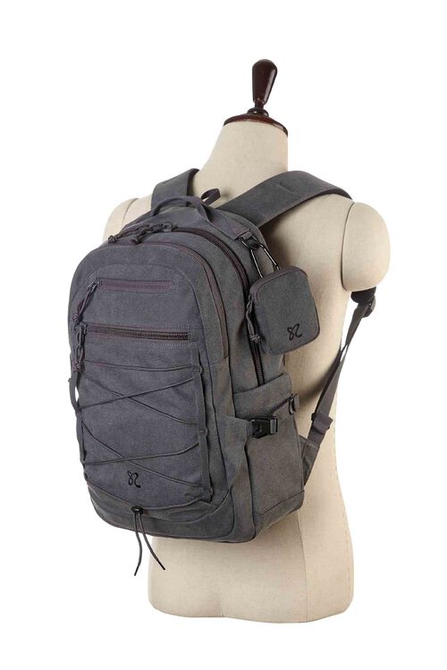 ZIION BUNGEE COTTON BACKPACK 16"
