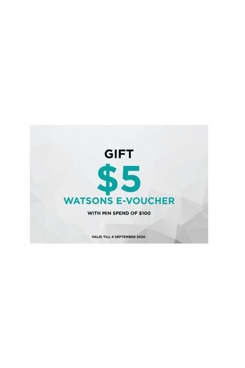 Gift with Purchase Watsons $5 e-voucher